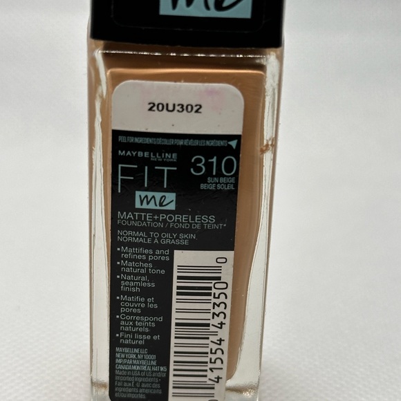 {4for$12} Maybelline “Fit Me” Liquid Foundation | Sun Beige | Matte + Poreless - Picture 4 of 4